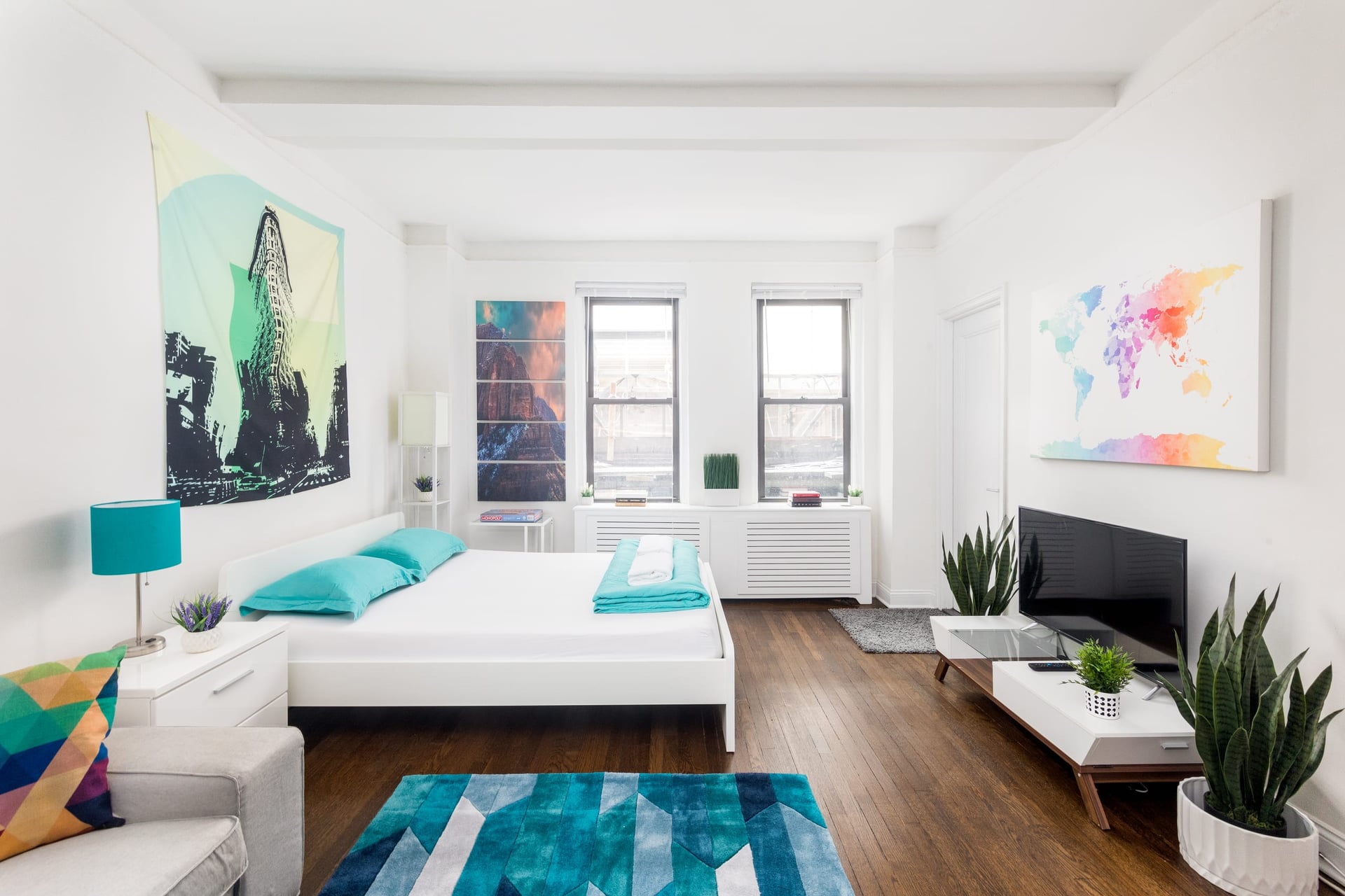 Bryant Park Studio interior — view 1.